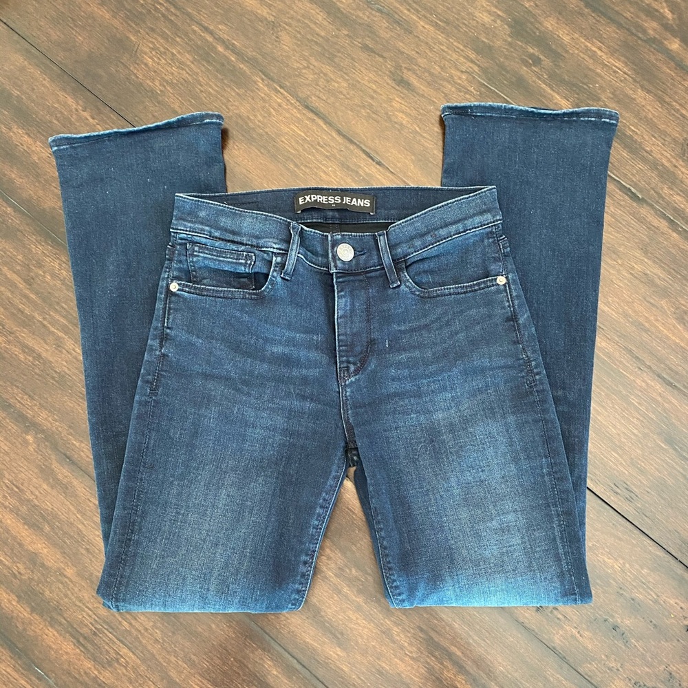 Express Barely Boot Jeans